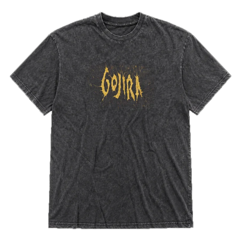Метъл тениска Gojira с щампа отпред и отзад