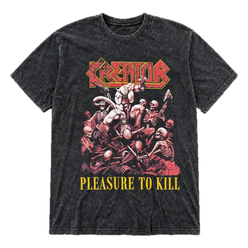 Метъл тениска Kreator с щампа отпред и отзад