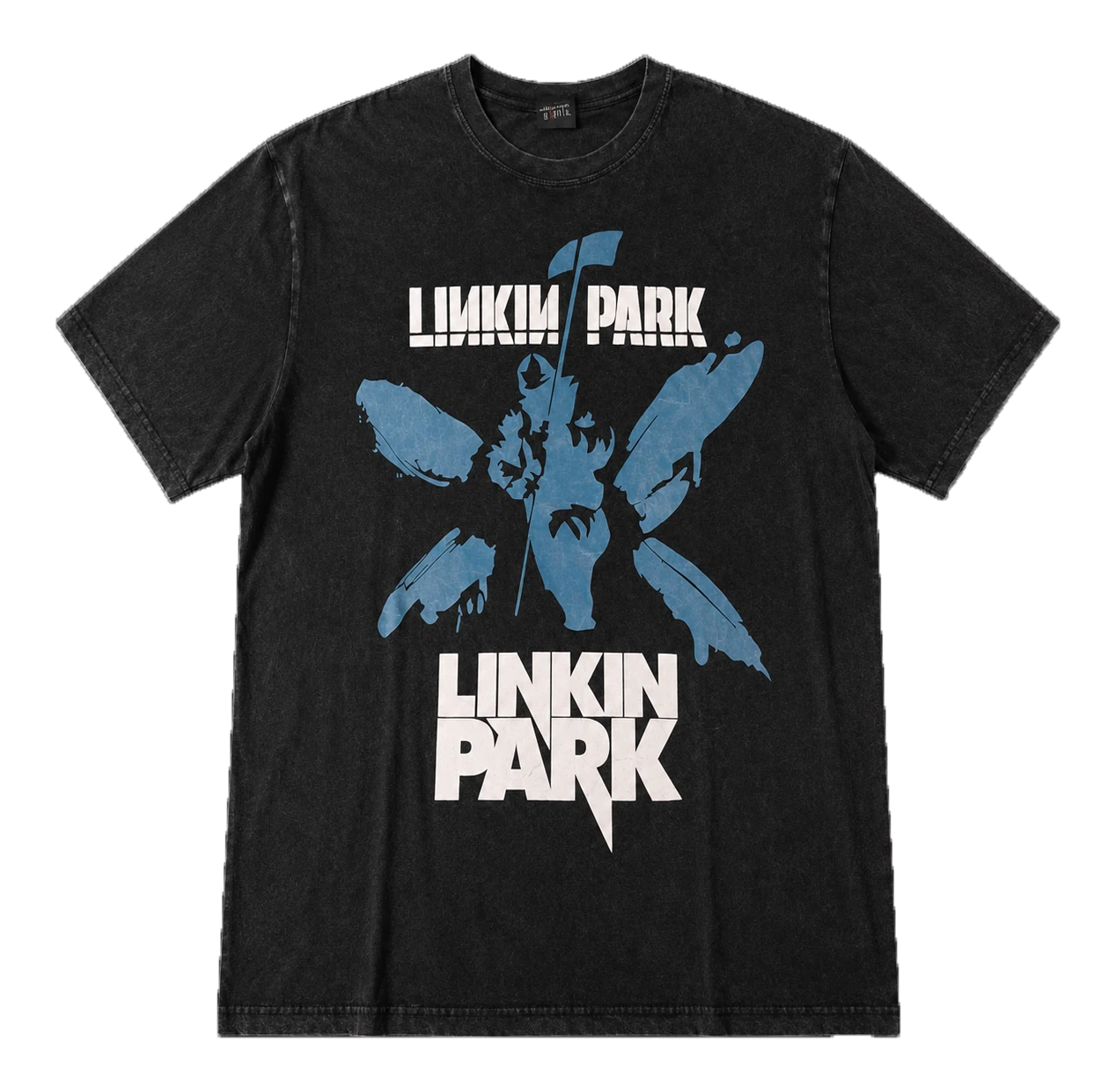 Метъл тениска Linkin Park с щампа отпред и отзад
