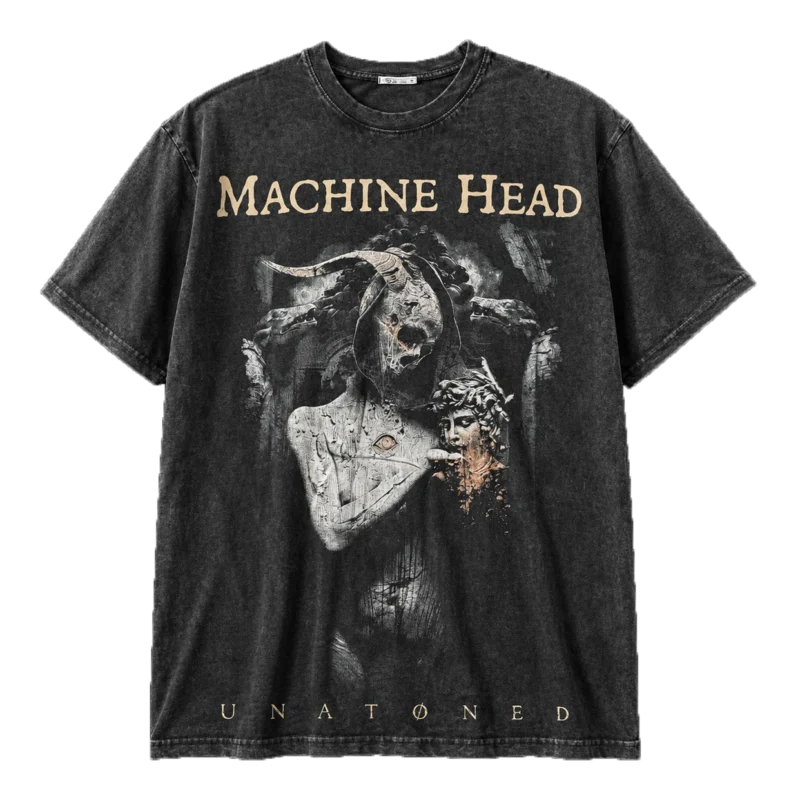 Метъл тениска Machine Head с щампа отпред и отзад