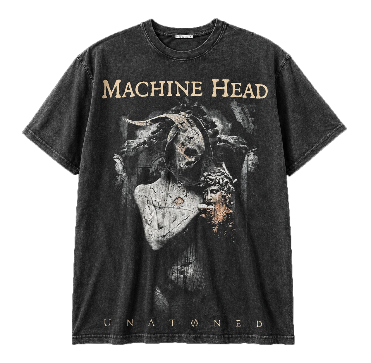 Метъл тениска Machine Head с щампа отпред и отзад