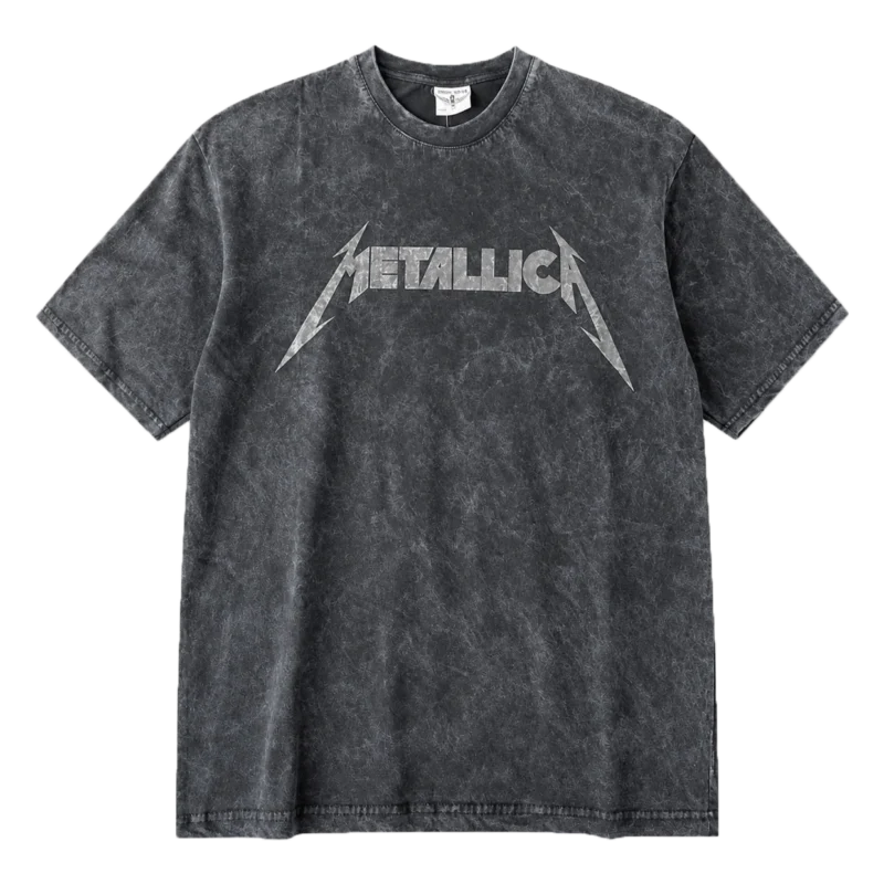 Метъл тениска Metallica с щампа отпред