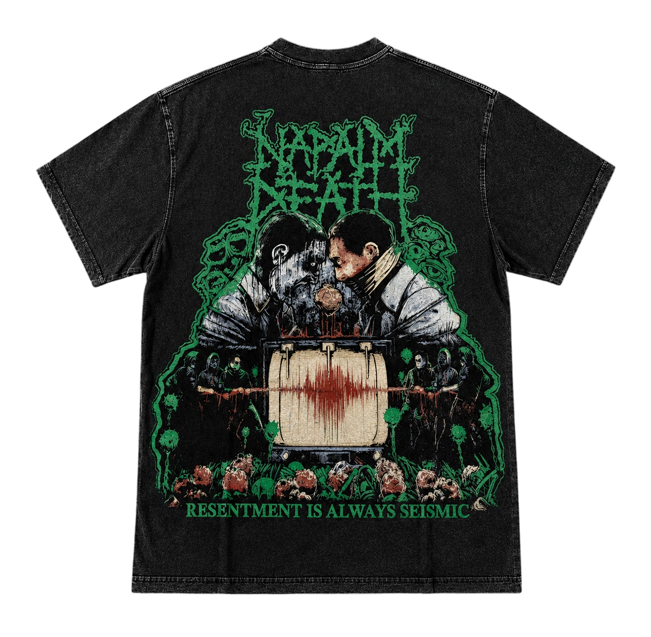 Тениска Napalm Death - гръб