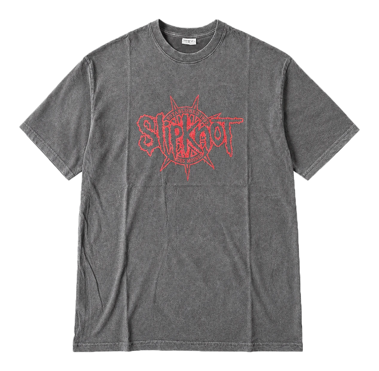 Метъл тениска Slipknot с щампа отпред и отзад