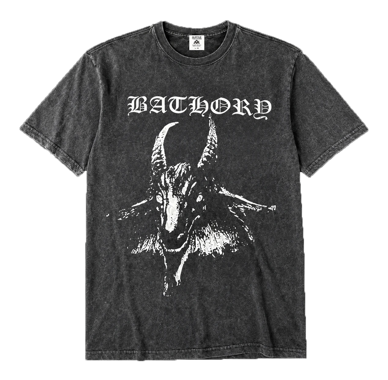 Метъл тениска Bathory с щампа отпред и отзад