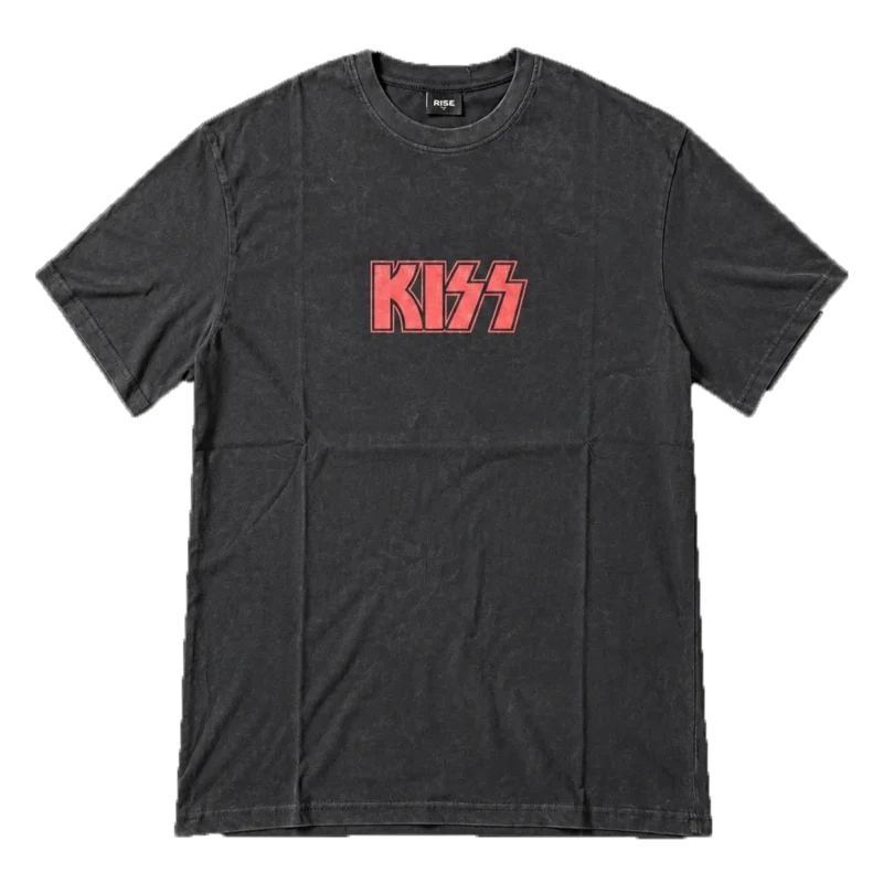 Метъл тениска Kiss с щампа отпред и отзад