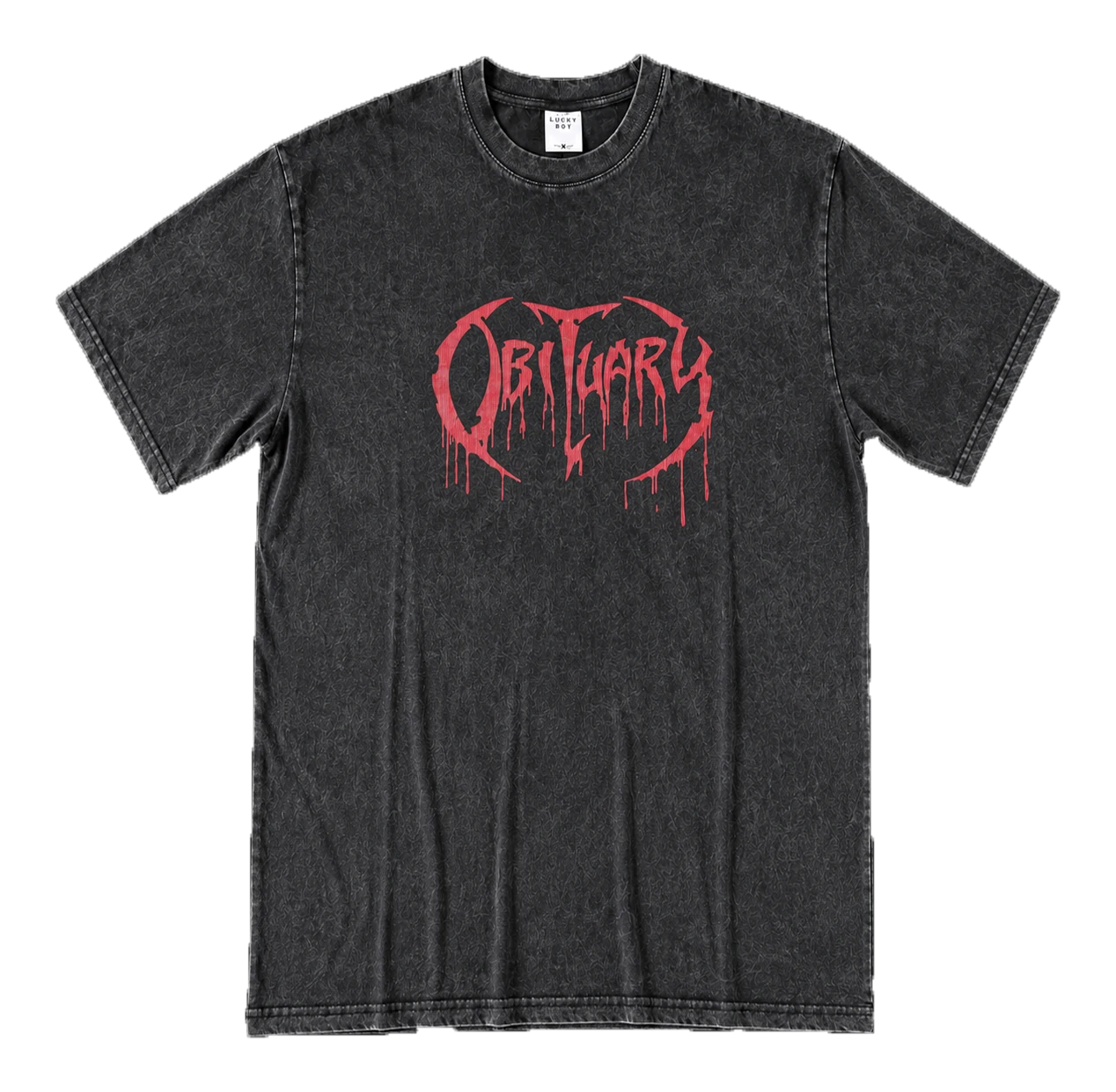Метъл тениска Obituary с щампа отпред и отзад