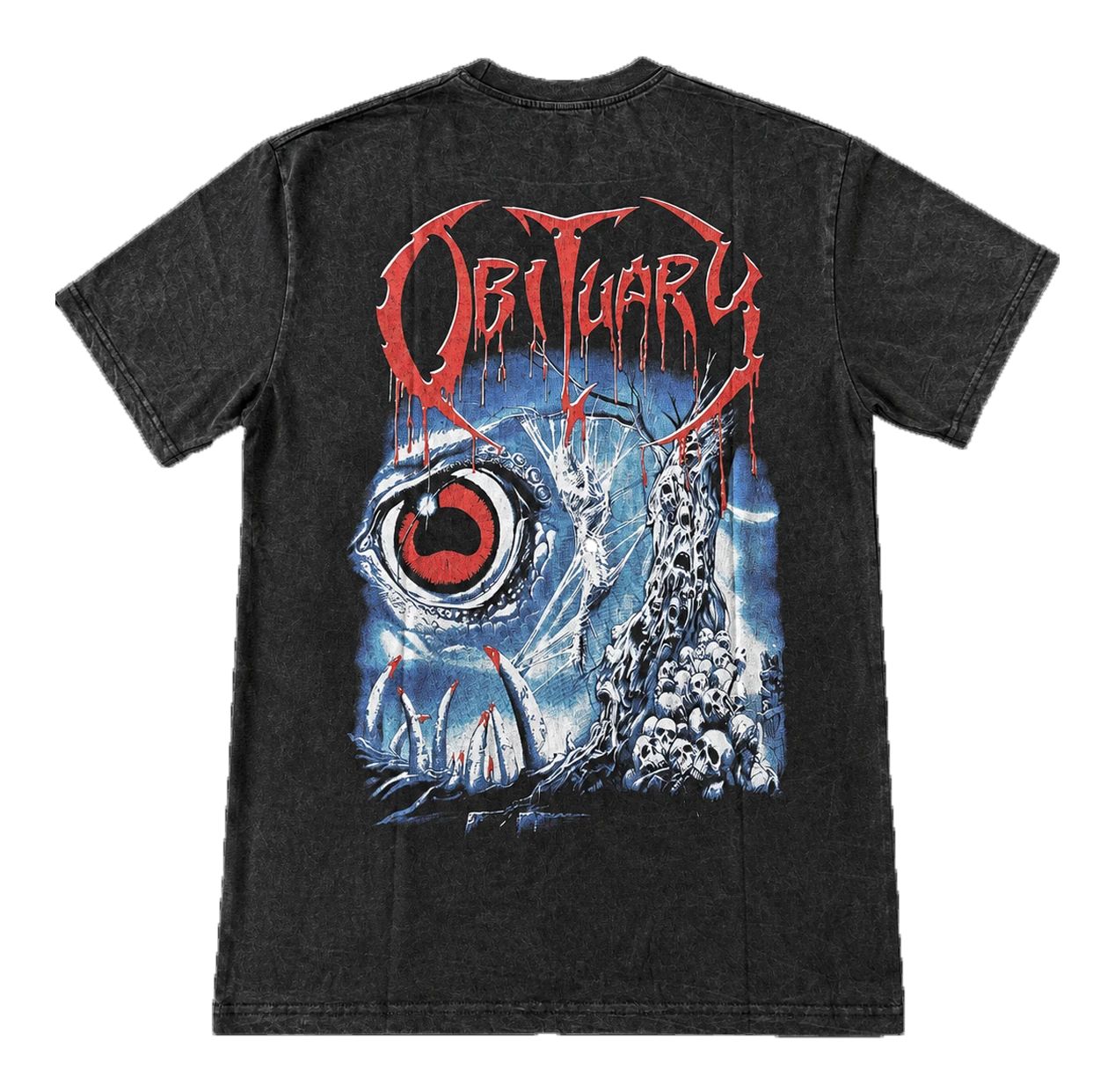 Метъл тениска Obituary с щампа отпред и отзад