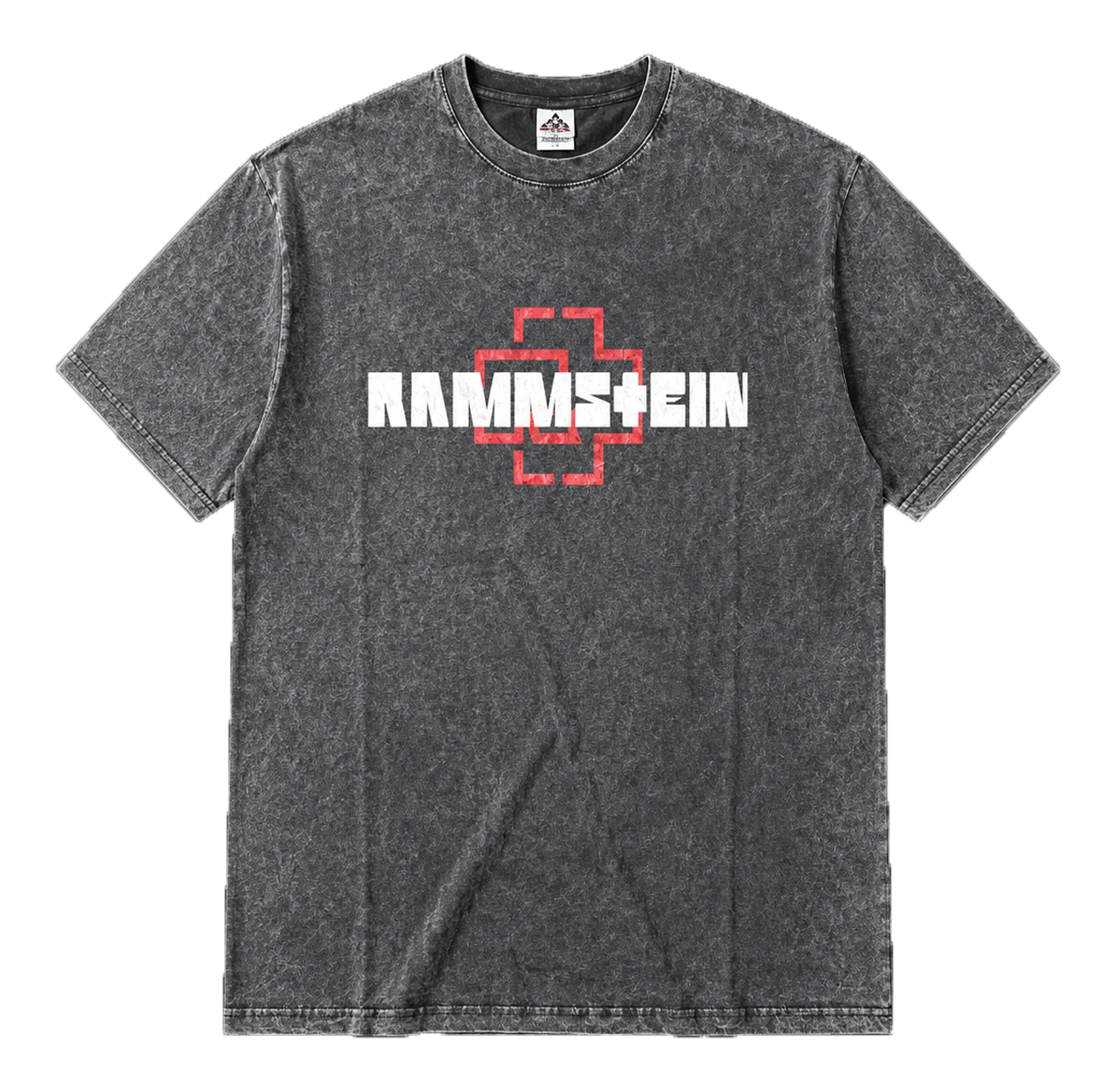 Метъл тениска Rammstein с щампа отпред и отзад